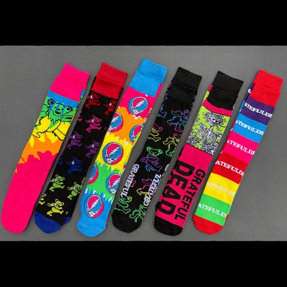 Grateful Dead Socks 💀⚡️NEW - Picture 4 of 4